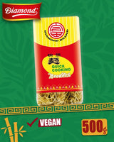 DIAMOND Instant Äggfria nudlar, Instant Vetemjöl Wok Nudlar & Tillbehör - 1 x 500g