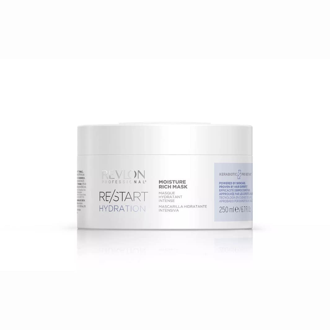 RE/START Hydration Moisture Rich Mask 250ml Hydrating Hair Mask för torrt hår Långvarig Rich Care Mask Regenererande anti-frizz hårmask Naty Shop Hair Mask Standardtitel