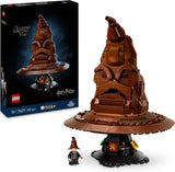 LEGO Harry Potter Talking Hat Hogwarts modell för vuxna Filmpresent för kvinnor Män Mamma Pappa 31 Slumpmässiga ljudkombinationer sorterar in dig i ditt Hogwarts-hus 76429 Byggset Besuche den LEGO-Store Singel