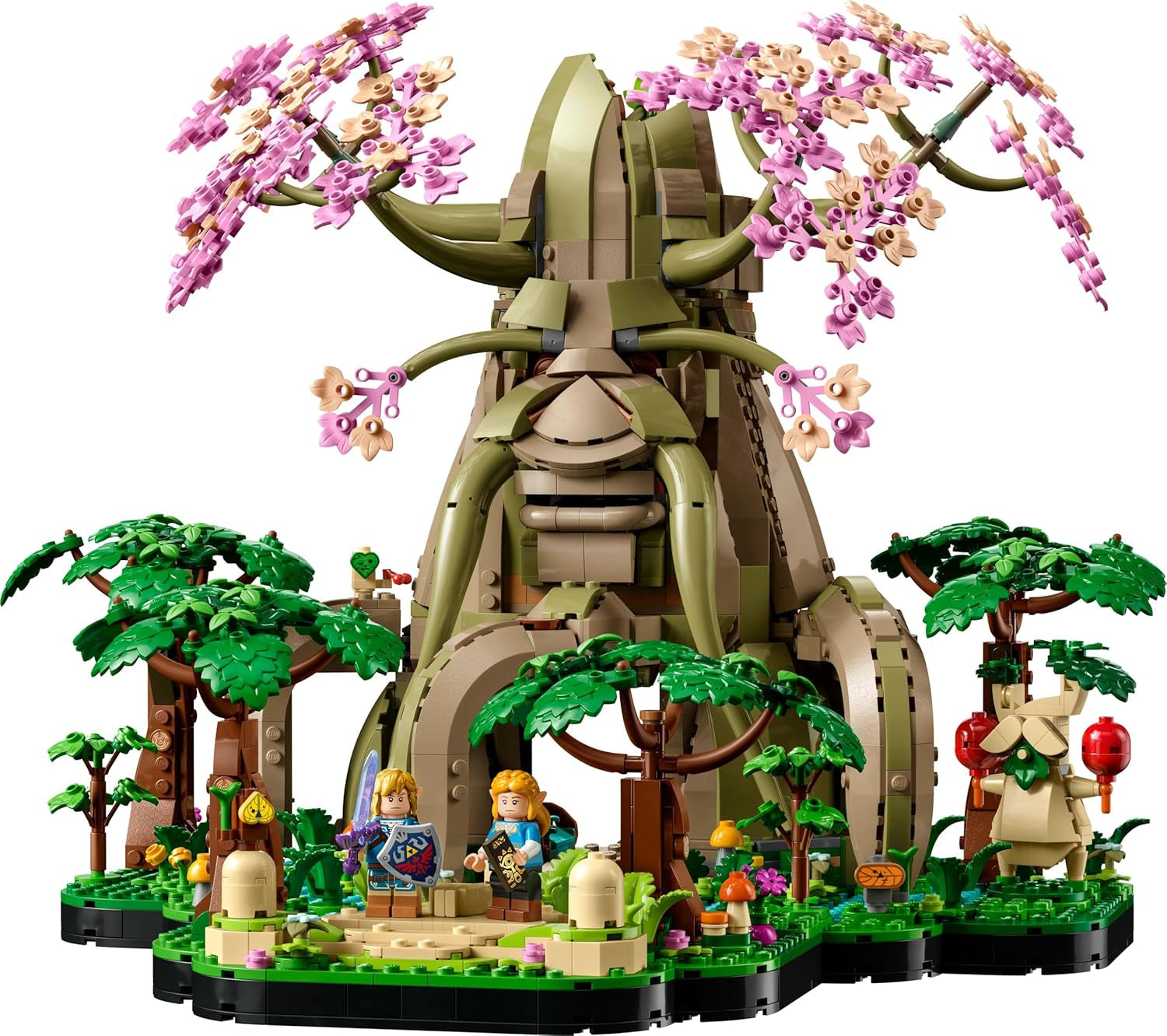 LEGO The Legend of Zelda Deku Tree 2-i-1 - samlarbit med Princess Zelda och 3 Link minifigurer - byggset för vuxna och presentidé för videospelsfans - 77092 Byggset Besuche den LEGO-Store