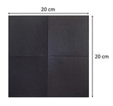Saten Ser22104961 Cocktail, servetter 20 X 20, 2 lager, 1/4-faldig, 100 servetter, Punta-Punta, svart