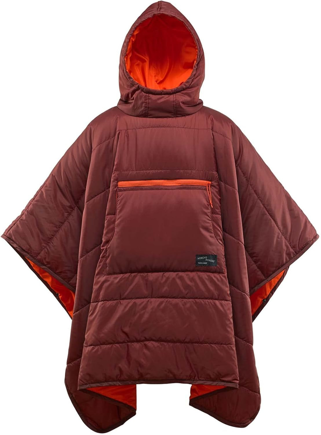 Therm-A-Rest Unisex Honcho Poncho Bärbar Huvfilt Bärbar Huvfilt Sängar och filtar Therm-a-Rest Röd/Outing, Enfärgad (Getaway Solids) One Size