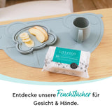 LILLYDOO Feuchttücher Gesicht & Hände 160 Stück (8 X 20), 100 % Plastikfrei Naty Shop