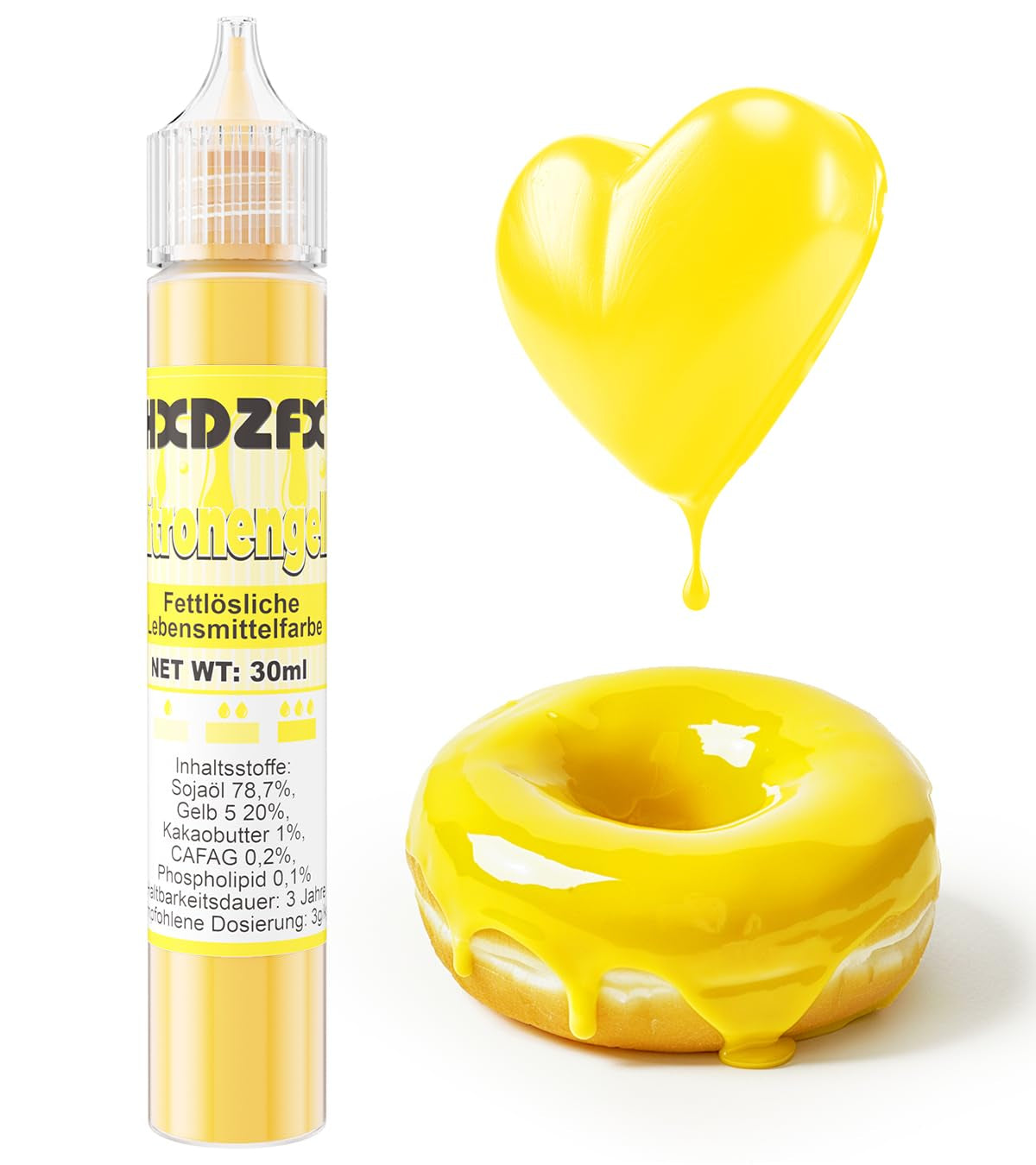 Fettlöslig matfärgning - 30 ml koncentrerad oljebaserad matfärgning för choklad matfärgningsset för tårtdekorering, fondant, smörkräm, bakning, hantverk (marinblå)