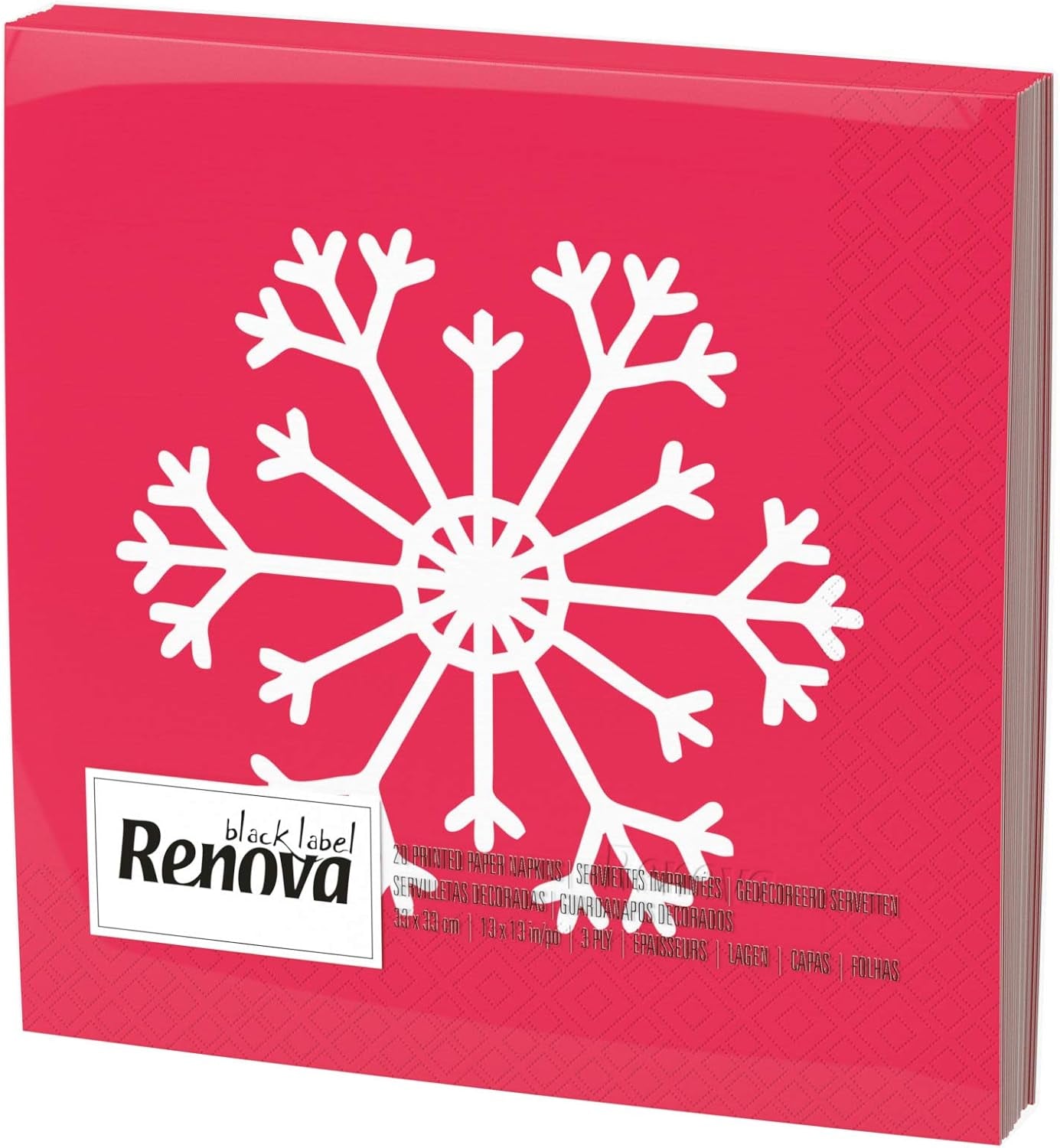 Renova pappersservetter, jul, 20 stycken, 110 G