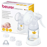 Beurer babycare, Manuell bröstpump, Inklusive flaska med anti-koliksystem Tillbehör Mat och amning Bebe Naty Shop