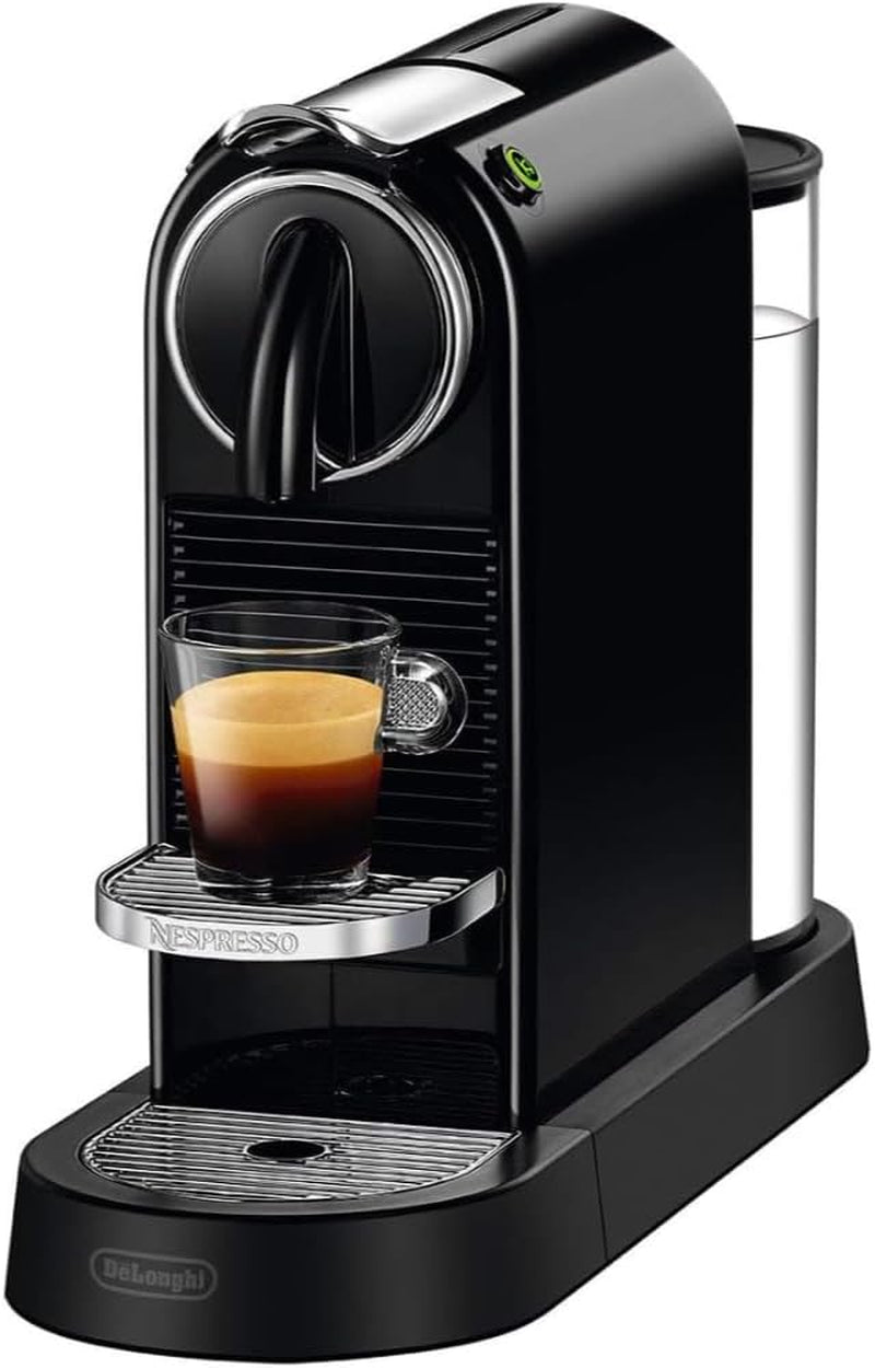 Nespresso EN167.W Citiz kapselespressomaskin, högtryckspump och idealisk temperaturkontroll, utan Aeroccino (mjölkskummare), energisparfunktion, 1260 W, gräddvit, 37,4 x 11,9 x 25,5 cm
