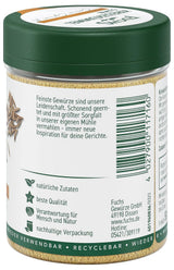 Fuchs Gewürze - Kreuzkümmel gemahlen - zum Würzen von Couscous, Hummus och Falafel - naturliga ingredienser - 50 g i wiederverwendbarer, recyclebarer Dos