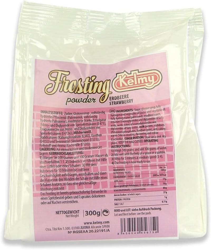Glasyrpulver Kelmy jordgubbar, 300 gram Naty Shop Glazes and Decor