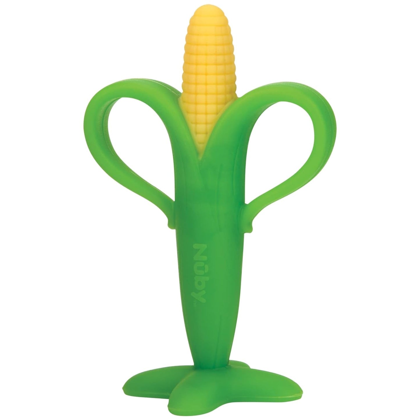 Nuby - Corn Cob Teething Aid - 3M+, Flerfärgad