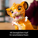 Lego Ç€ Disney Simba, den unge lejonkungen, byggleksak för insamling med kreativa djurfigurer, avkopplande aktivitet för vuxna, presentidé för kvinnor 43247 Byggset Besuche den LEGO-Store
