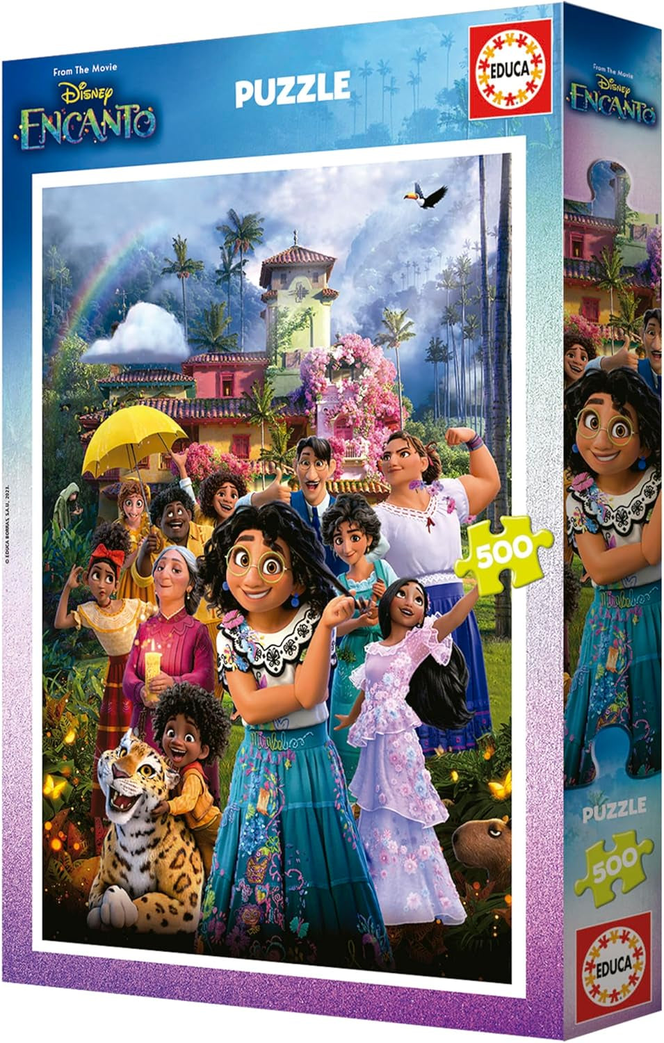 Educa - Pussel 500 bitar för vuxna | Disney Encanto, pussel 500 bitar för vuxna och barn från 11 år, pussel för barn (19572) Puzzle Naty Shop
