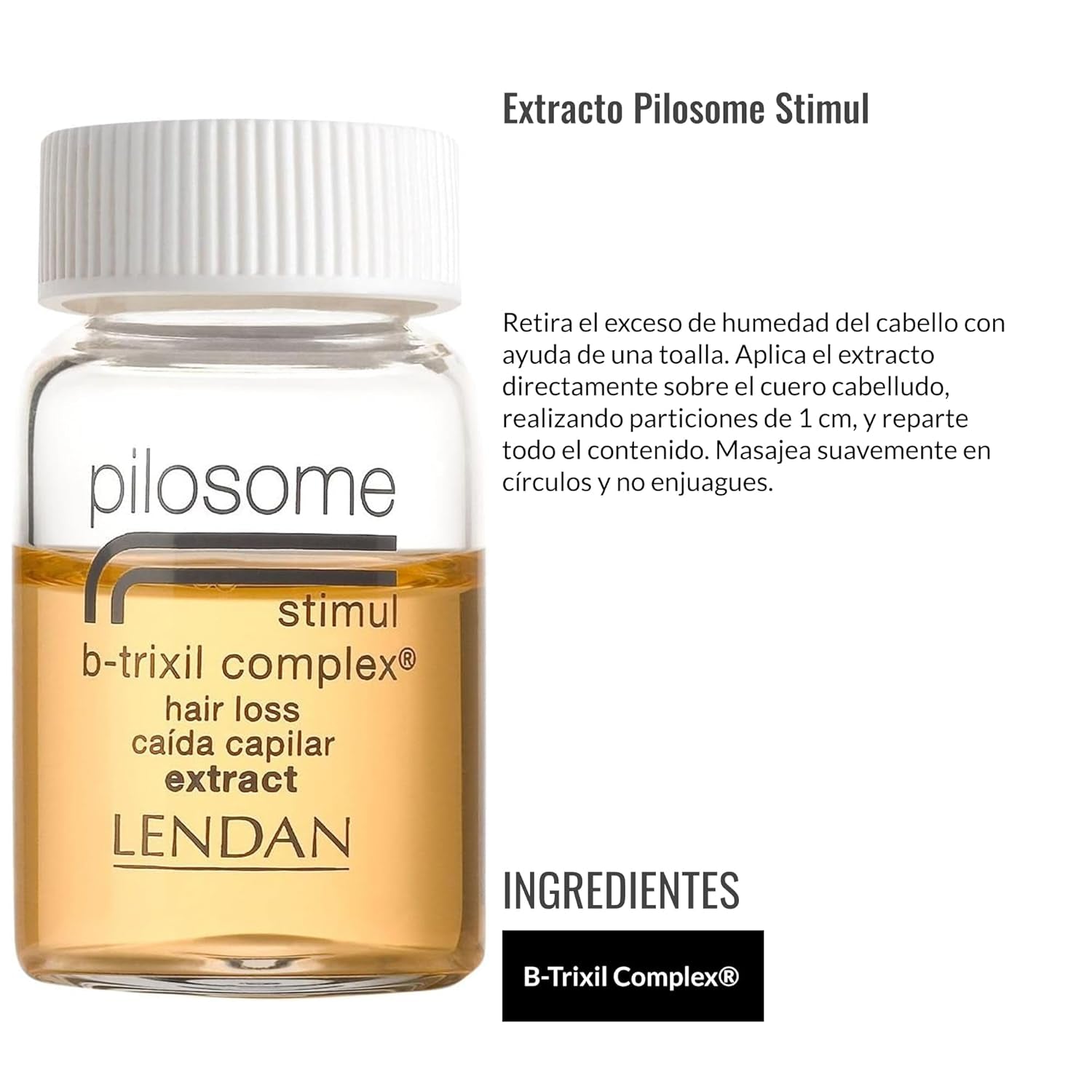 Håravfallsbehandling för kvinnor och män, Pilosome Stimul B-Trixil Complex, 12 X 6ml Pilosome Hårvård