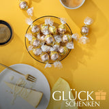 Lindt Choklad | LINDOR Cheesecake Bag | 1 kg | 80 White Milk Chocolate Balls with Melt-in-the-Mouth Cheesecake Filling | Gåva av choklad att dela
