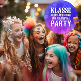 Magicat hårkrita för flickor I 10 tvättbara färger och 5 hårband I present till flickor 4 år till 10 år I Kreativ present till barnfödelsedagsfest 2025 I Säker och färgstark Naty Shop Hårfärgning
