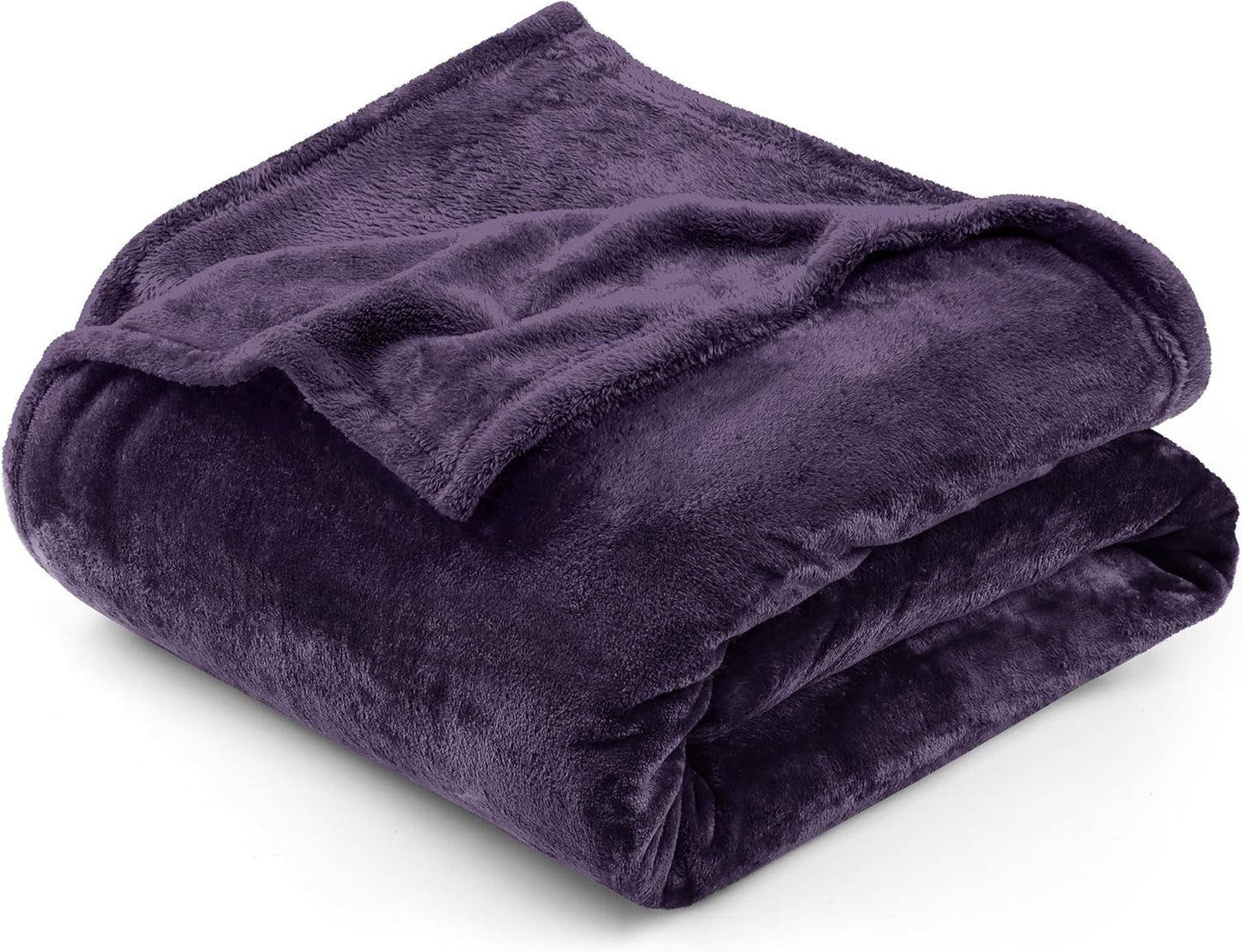 Utopia Sängkläder Mysig fleecefilt [228X228 Cm, Grå] Mjuk, lätt, varm och fluffig filt Bekväm och andningsbar filt för bäddsoffa Bäddsoffa och filtar Besuche den Utopia Sängkläder-Store Lila 150X200 Cm