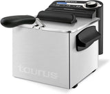 Taurus Professional 2 plus - Oljefritös, 2 liter, 1700 W, 18/8 rostfritt stål Vitvaror Naty Shop 2L Filter
