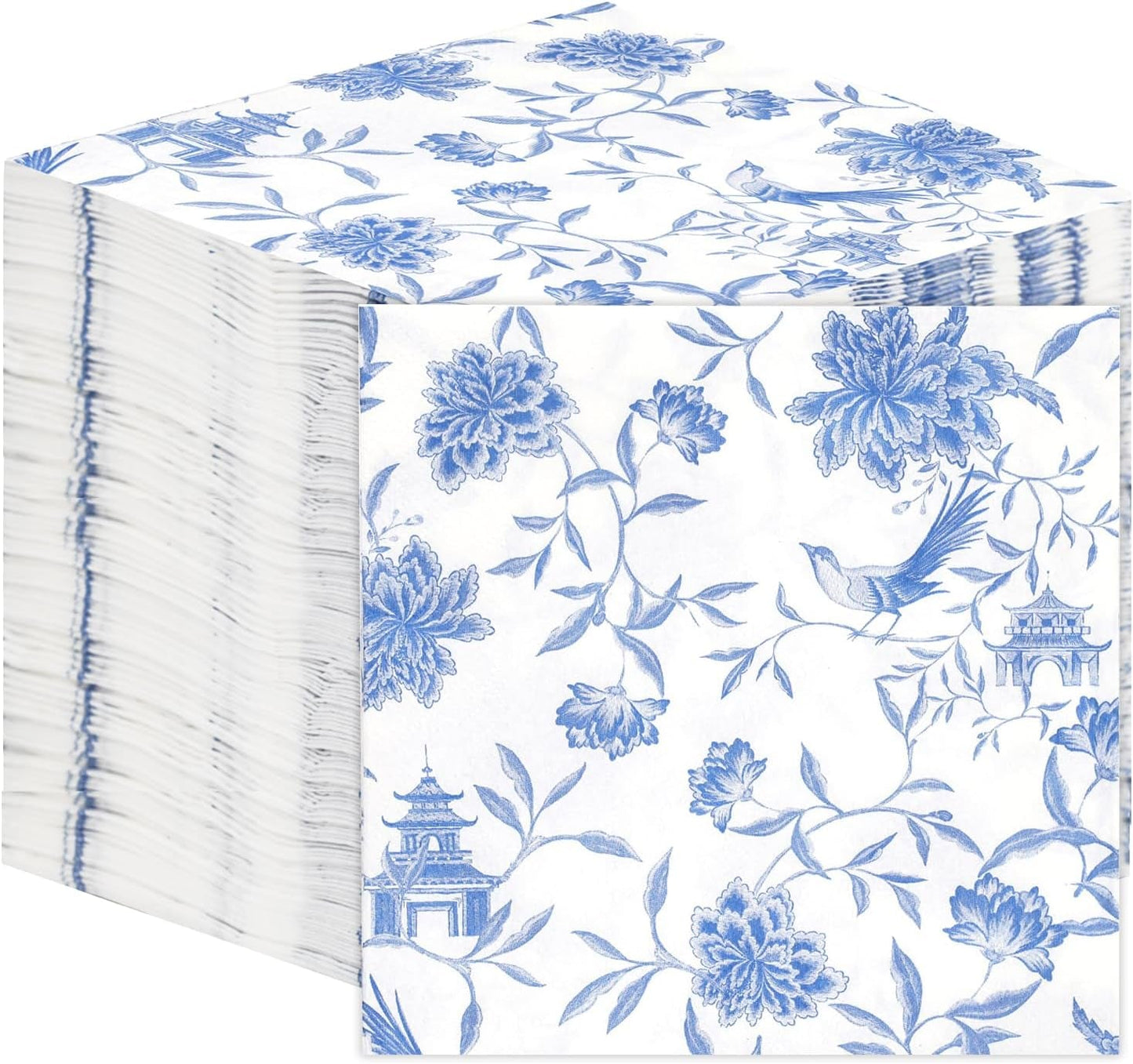 Table Kind 100 White Soft Napkins in Bulk, High Quality Napkins for Party, Catering and Daily Use, FSC, Sustainable and Recyclable, Made in EU | 2Ply | 33 cm