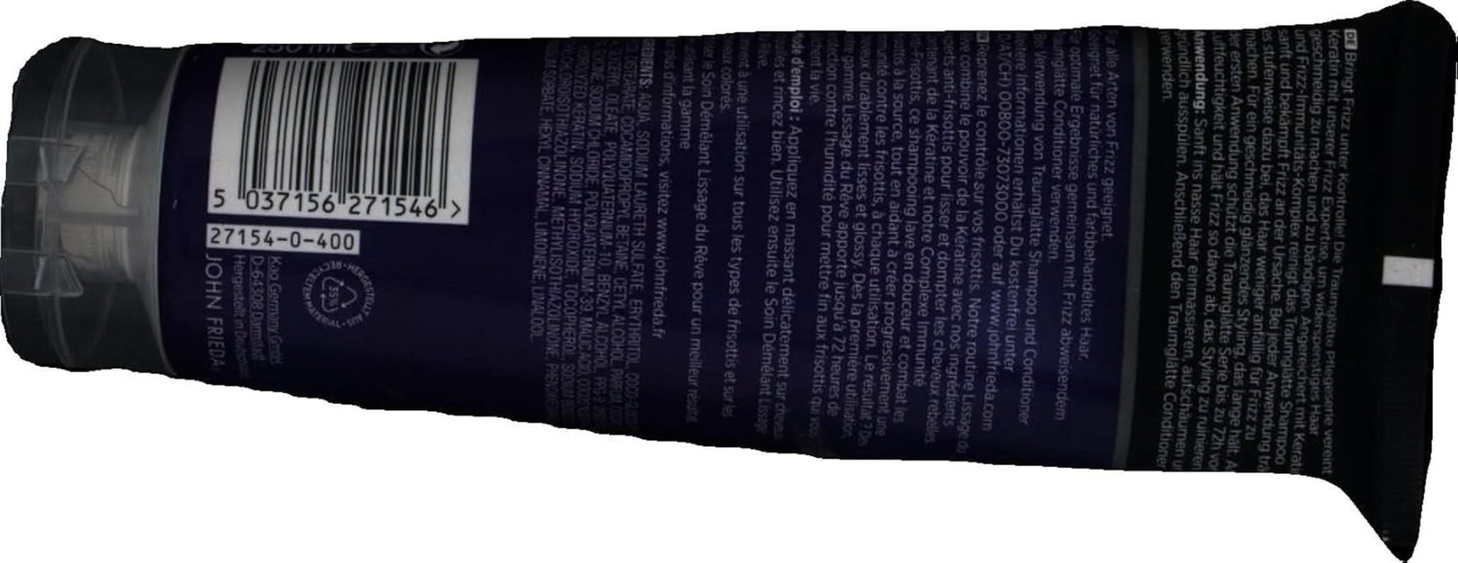 John Frieda - Frizz Ease Dream Smoothing Shampoo, 250 ml dusch och bad Naty Shop