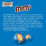 M&M'S Crispy, Chocolate Crispy Linser och Crispy Center, Choklad, 1 förpackning (1 x 340 g) (förpackning med 2)