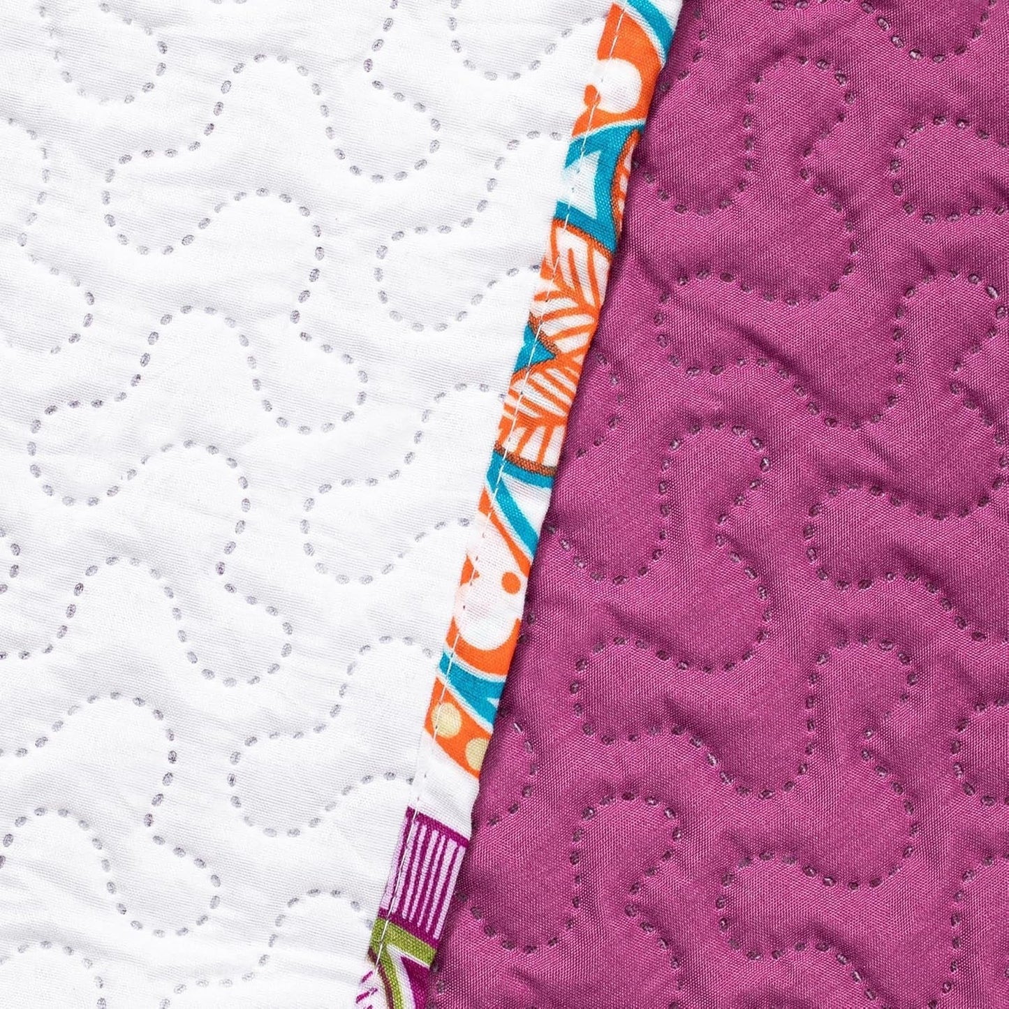 Avkokning 12222 Överkast 200X220 Cm Rosa Violet Vit Färgat Antracit Överkast Två sidor Färgat Rosa Vit Violett Quiltning Bibi Sängar och filtar Besuche den DecoKing-Store