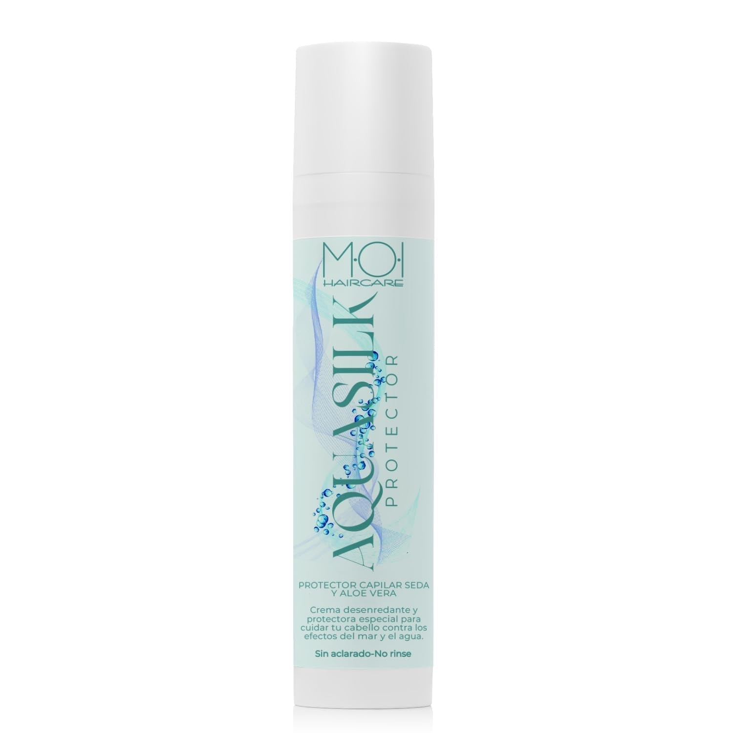 AQUA SILK Hårkräm för sommaren, skyddar håret från havet och klor, siden och aloe vera, M-O-I Hårvård | 100 ml Naty Shop Hair Mask Standardtitel