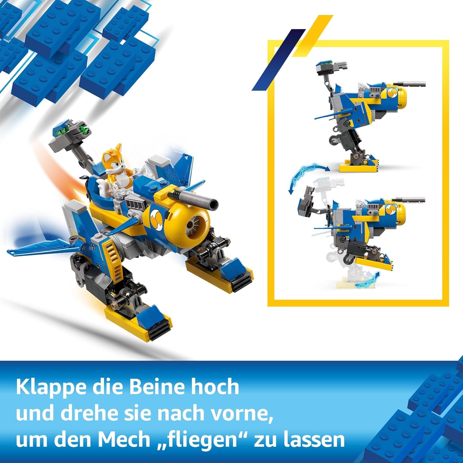 LEGO Sonic the Hedgehog Cyclone vs. Metal Sonic - Mechs samlarleksak med 2 minifigurer för videospel - Presentidé för pojkar och flickor från 8 år och tonårsspelfantaster 77002 Byggset Besuche den LEGO-Store
