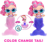 LOL Överraskning! Mermaids Tots - Minifashionabla dockor med färgskiftande svansar - Lämplig för samlare, flickor och pojkar från 4 år och uppåt