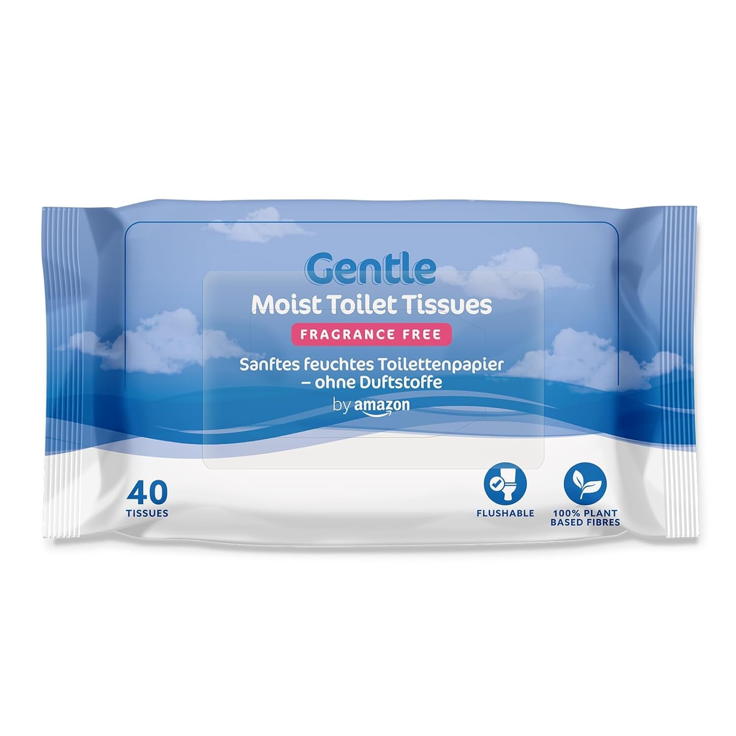 Av Amazon Mjuk, våt, luktfri, finabsorberande, oparfymerad toalettpapper, 240 Count (6 förpackningar om 40 Count) (tidigare Presto Brand!)