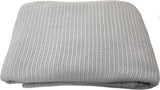 Familjesängkläder Rosa cellfilt för dubbelsäng, bomull, vändbart stort överkast, lätt, termiskt, mjukt, traditionellt cellfilt, 230 X 230 cm täcken och täcken Naty Shop Grå enkelsäng (180x230 cm)