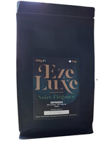 Kaffe Espresso Noire Elegance 500g – 50% Arabica och 50% Robusta från Brasilien och Indien – mellanrostad, stark och krämig med mörk choklad – intensitet 8 – inkl. gratis espressomaskin