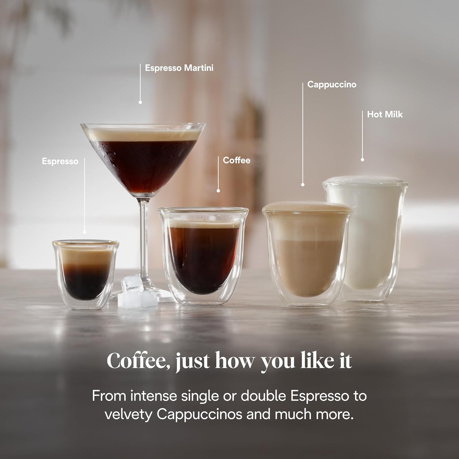 De'Longhi Classic EM450.M portafilter espressomaskin med professionell mjölkskummare, helmetallhölje, 15 bar, 1,7 l vattentank, rostfritt stål/metall
