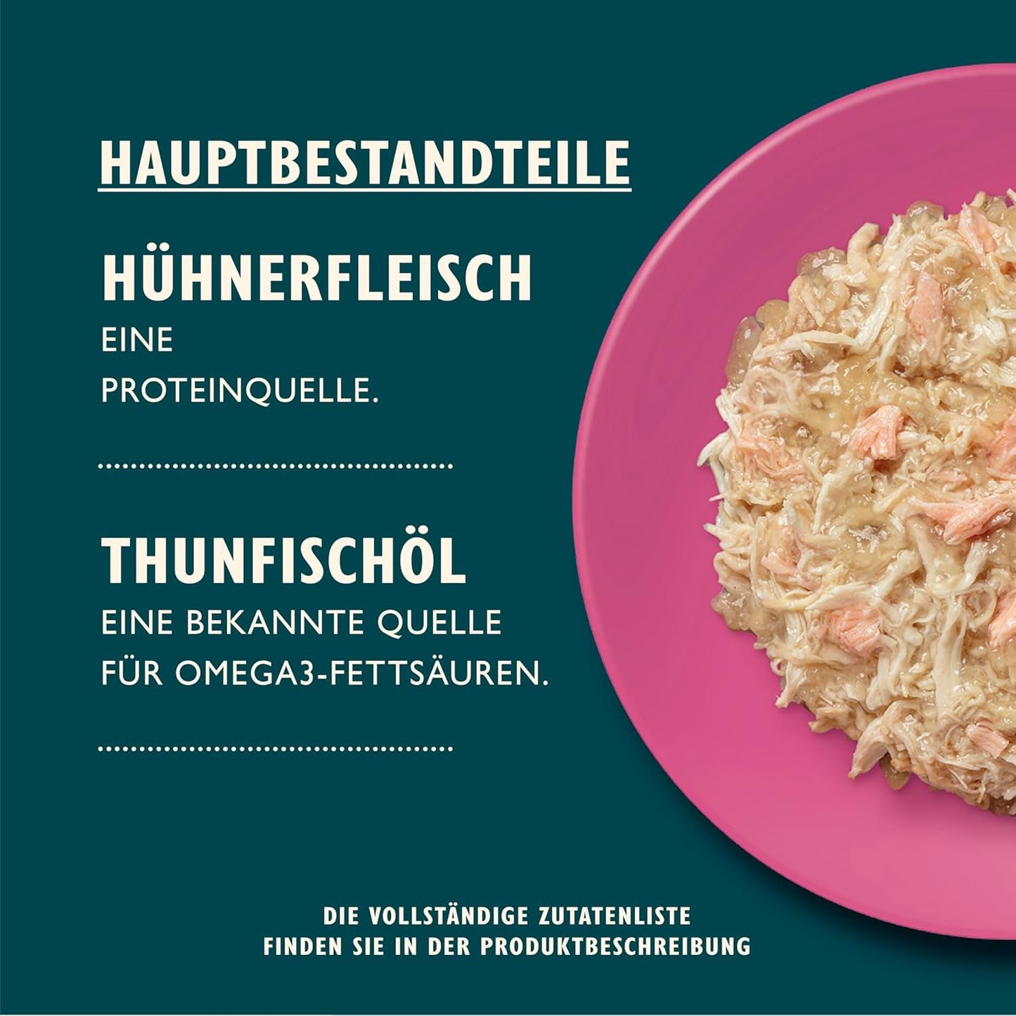 Lily's Kitchen Aus Naturichen Ingrediens hermestellung Zerkleinerte filéer i Gelee med Hühnchen och Lachs Ausgewachsen Nassfutter für Katzen 70 g Dos