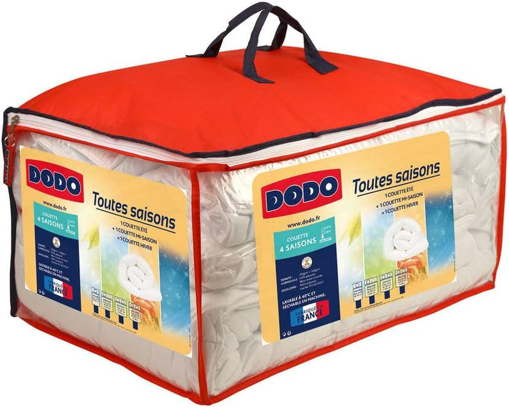 DODO 25665 För 4 säsonger Filt 140 X 200 Cm Vit Polyester Täcken och täcken Naty Shop 240 X 220 Cm