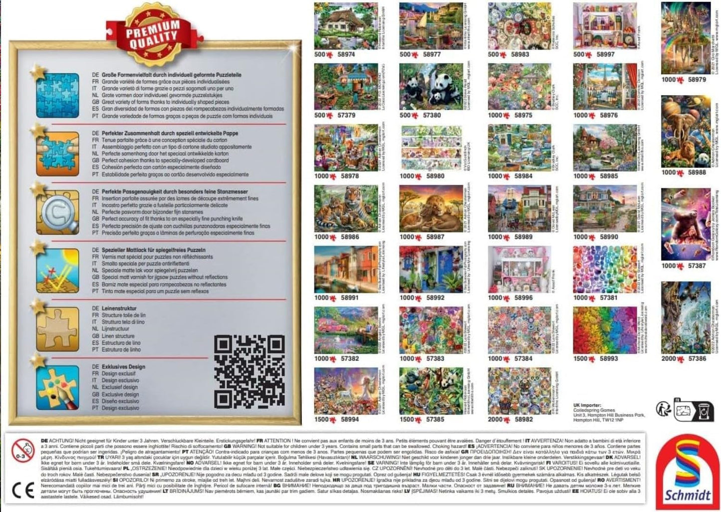 Schmidt Spiele 57392 Dream Big, katter, pussel 1000 bitar Puzzle Naty Shop