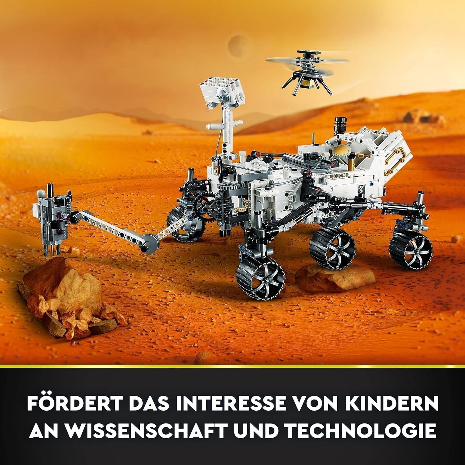 LEGO Space Toy Set 42158 Technic NASA Mars Rover Perserverance with Ar App, Science Building Toy för flickor och pojkar 10+ byggset Besuche den LEGO-Store