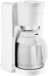 Filter coffee maker Rowenta CT3811 Adagio Milano | Med termokanna i rostfritt stål | 10-15 koppar | Automatisk avstängning | White/Stainless steel