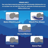 LINEA by Böhmerwald - Mysigt - Högkvalitativ balanskudde, 40X80, 70% klass 1 fjädrar, 30% nytt dun, lämplig för allergier, tvättbar upp till 60°C, tillverkad i Tyskland Naty Shop standardkuddar
