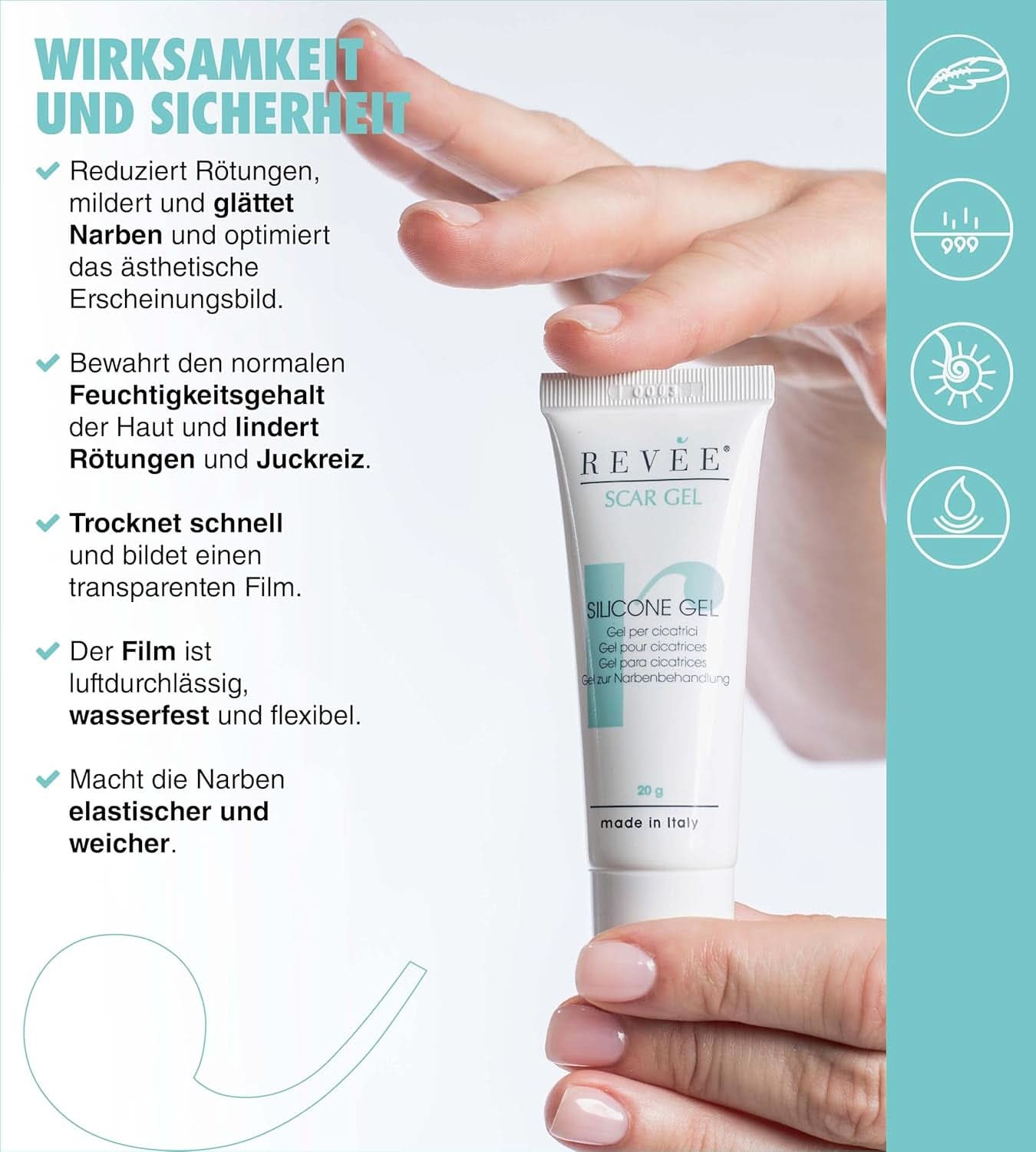 Revée Scar Gel, Topical gel för ärr Naty Shop