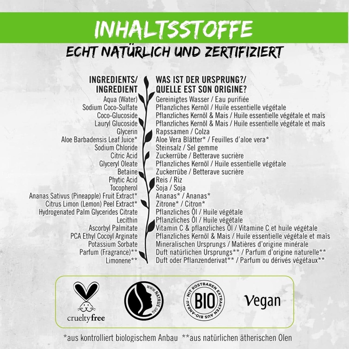 SANTE Natural Cosmetics Uppfriskande duschgel med citrusdoft, 950 ml dusch och bad Naty Shop