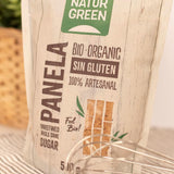- Organisk kristalliserad panel, rent socker, ekologiskt sötningsmedel, naturlig sockerrörsjuice - 500 g, paket med 12 sötningsmedel Naty Shop