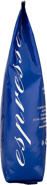 Koffeinfria kaffebönor 1 kg naturlig 100% - Espresso Intensiv smak från Colombia och Brasilien.