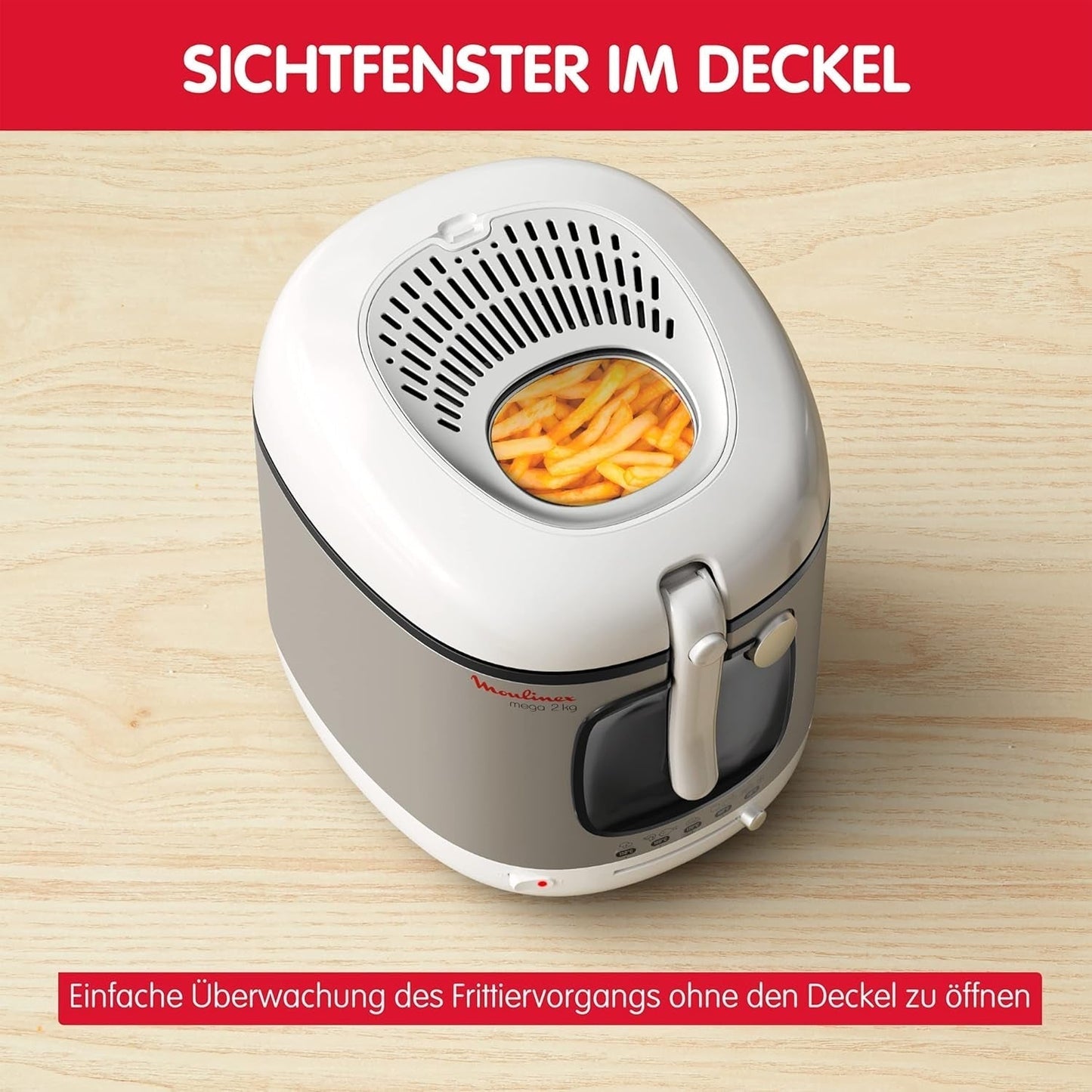 Fritös AM4800 Mega 2Kg, oljefritös, luktfilter, 1800 W Hushållsapparater Naty Shop