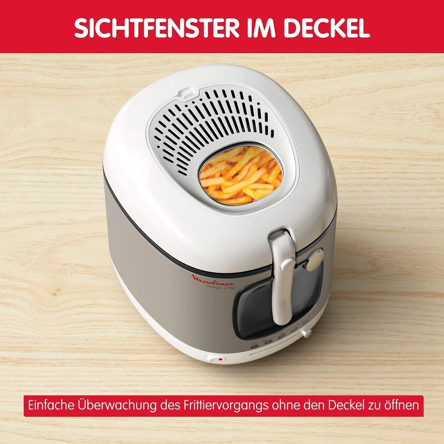 Fritös AM4800 Mega 2Kg, oljefritös, luktfilter, 1800 W Hushållsapparater Naty Shop