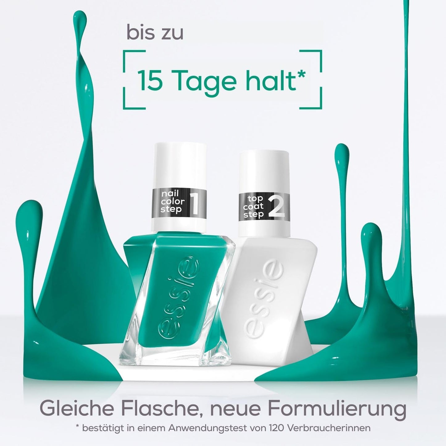 Essie Langanhaltender Nagelleck Top Coat Mit Glänzendem Finish, Maniküre Ohne Uv-Licht, Gel från Essie, Farbe: Nr. 00 Top Coat, Transparent, 1 X 13,5 Ml