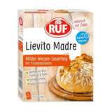 RUF Lievito Madre Sauerteig, Milder Weizen-Sauerteig, Mutterteig, Kurze Teigruhe Durch Enthaltene Trockenhefe, Lievito Madre Getrocknet Für Brot, Baguette, Focaccia, 3X35G Blandning för bakning och matlagning Naty Shop 35 G (3Er Pack) Kurze Teigruhe