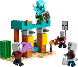 LEGO Minecraft The Illager Desert Patrol videospelset för barn, Outpost Mini Toy och tre minifigurer inklusive plundrare, tjänare och kaktusriddare 21267 Byggset Besuche den LEGO-Store