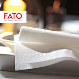, Engångspappersservetter, idealiska för aptitretare och cocktails, paket med 100 servetter, storlek 24X24, 4-vikt, 2-lagers, vitt, 100 % rent cellulosapapper, Fsc-certifierat (pack med 6)