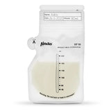 BF100 Förvaringspåse för bröstmjölk - Påse för bröstmjölk - kapacitet 220 Ml - 100 stycken - Transparent mat och amningstillbehör Bebe Naty Shop