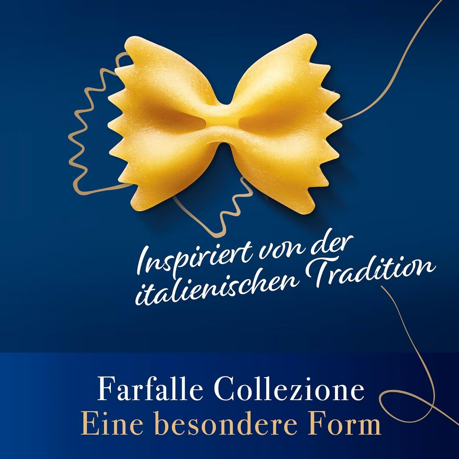 Barilla Collezione Farfalle Pasta gjord av högkvalitativt durumvete, alltid al dente, (1 x 500g)